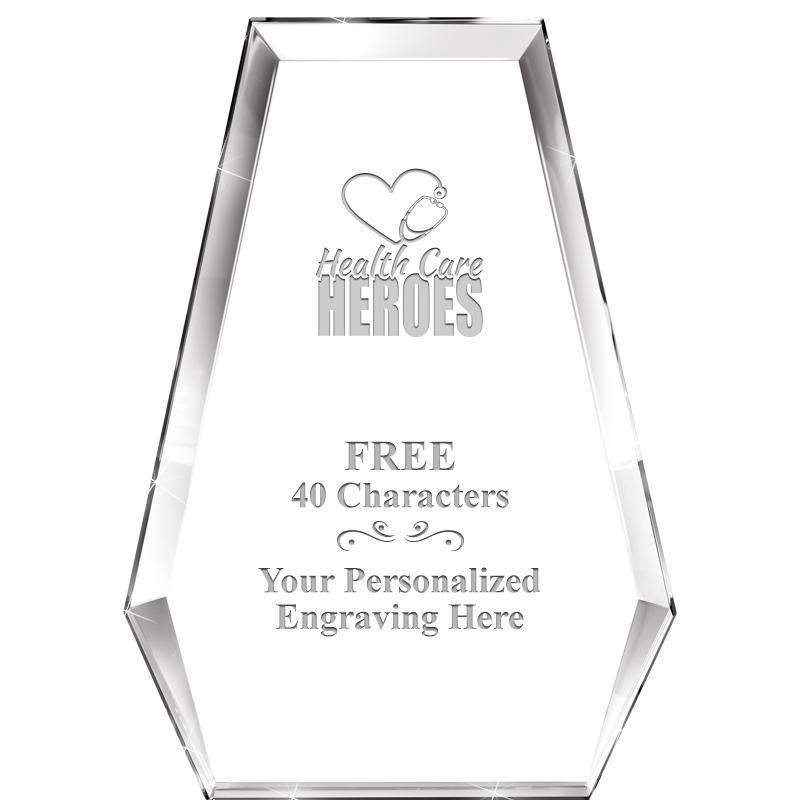 7" ATHENS PYRAMID CRYSTAL