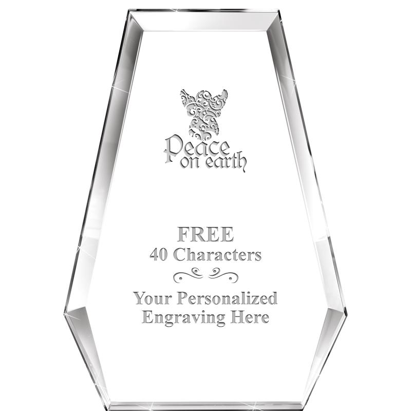 7" ATHENS PYRAMID CRYSTAL