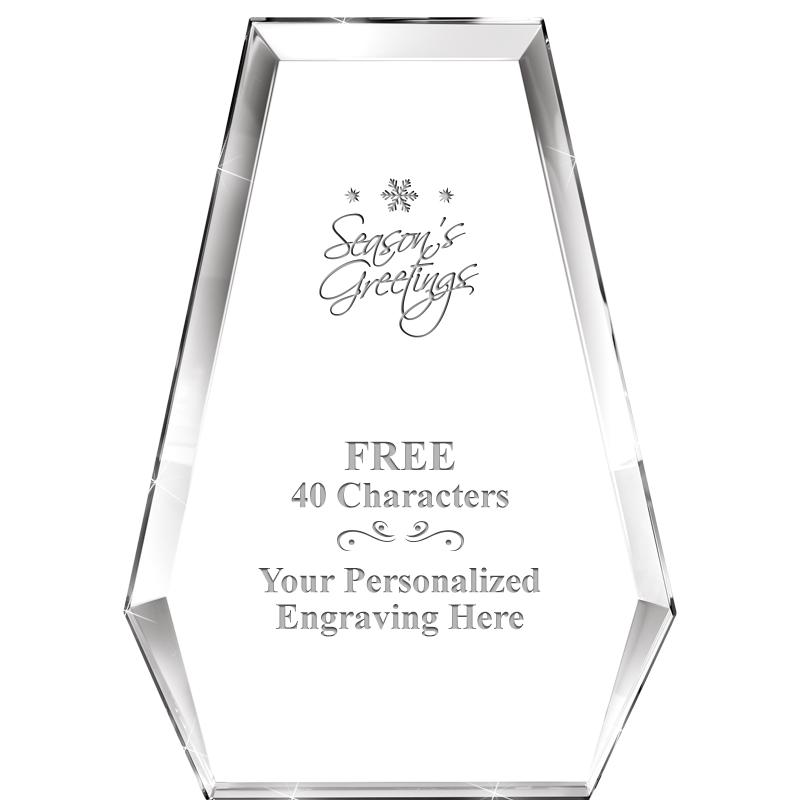 7" ATHENS PYRAMID CRYSTAL