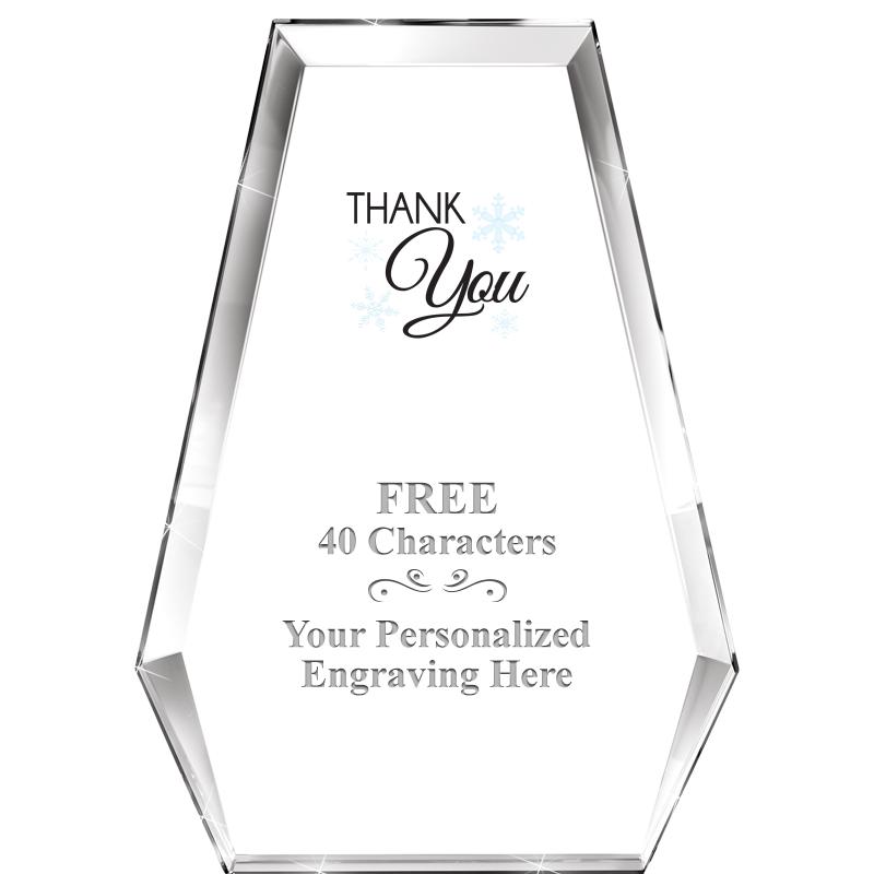 7" ATHENS PYRAMID CRYSTAL