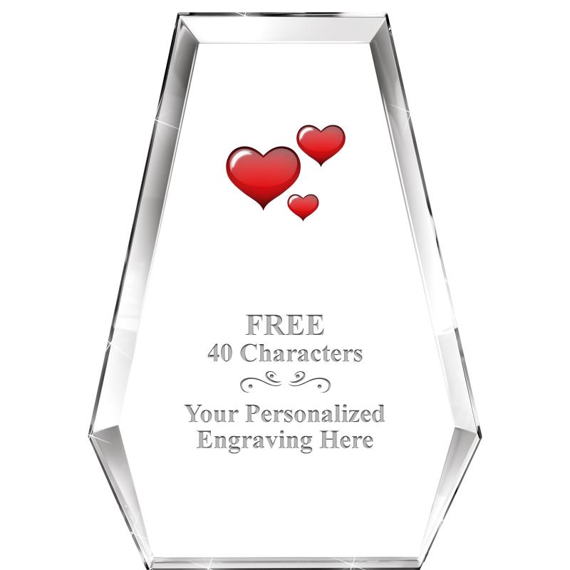 7" ATHENS PYRAMID CRYSTAL