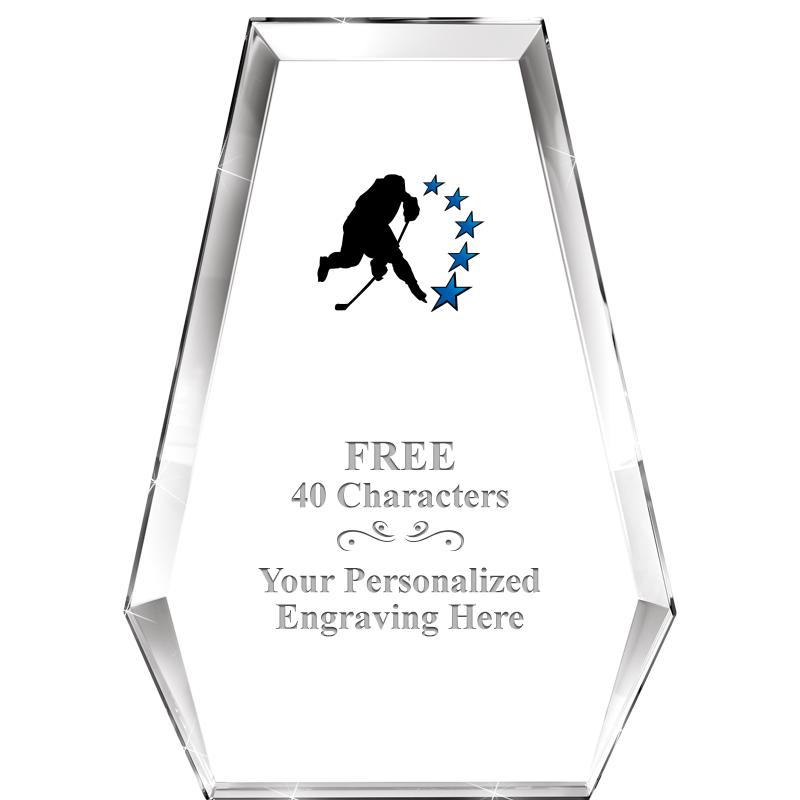 7" ATHENS PYRAMID CRYSTAL