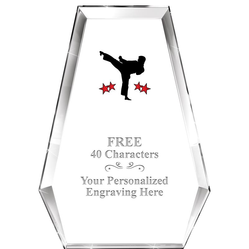 7" ATHENS PYRAMID CRYSTAL