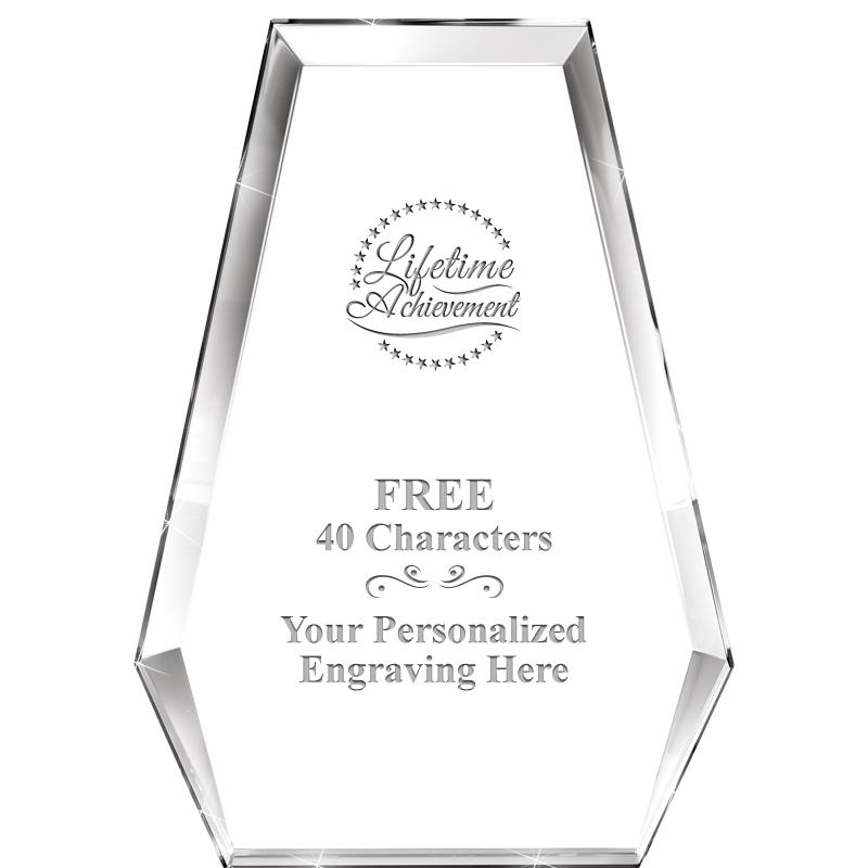 7" ATHENS PYRAMID CRYSTAL