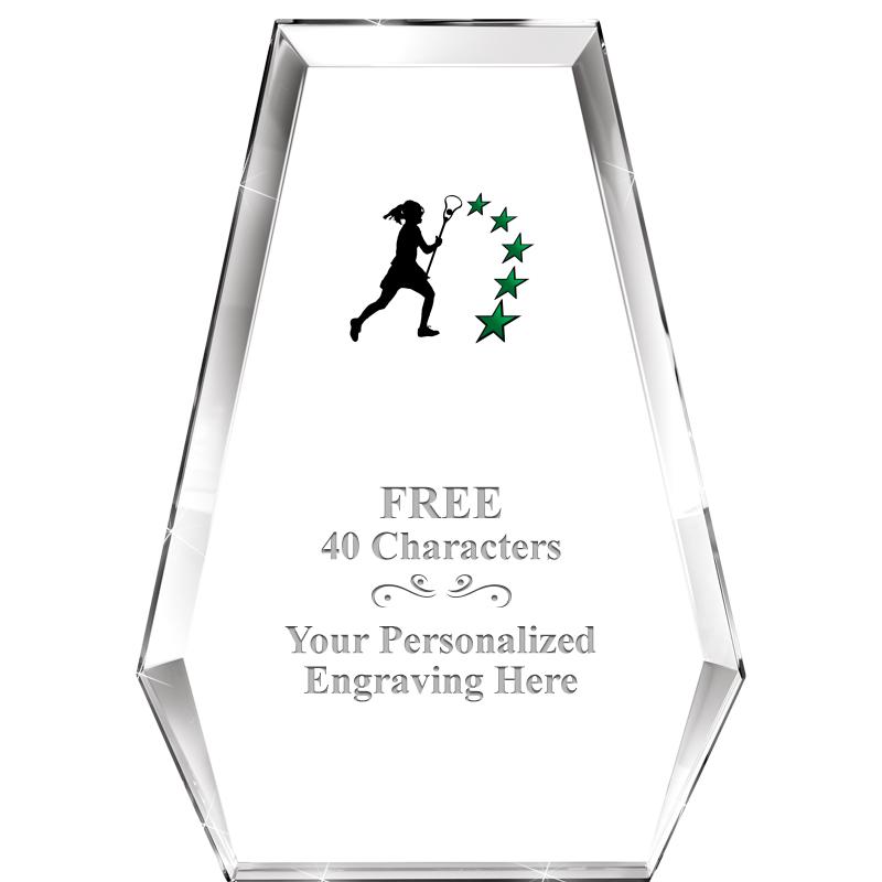 7" ATHENS PYRAMID CRYSTAL