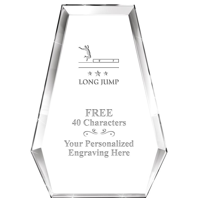 7" ATHENS PYRAMID CRYSTAL