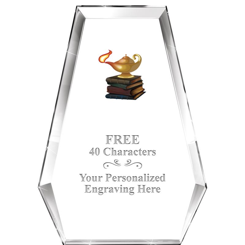 7" ATHENS PYRAMID CRYSTAL