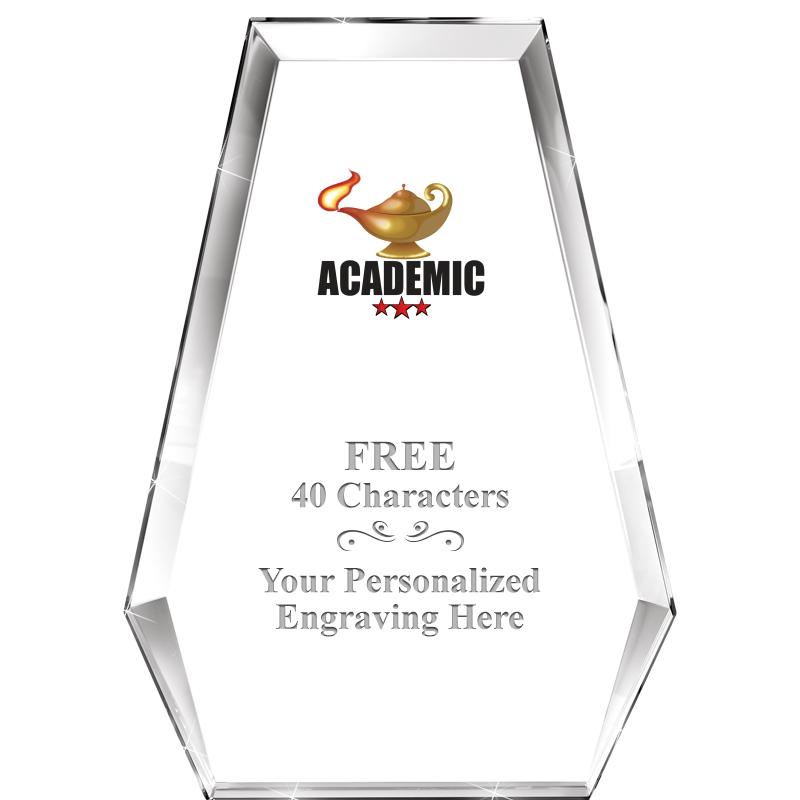 7" ATHENS PYRAMID CRYSTAL