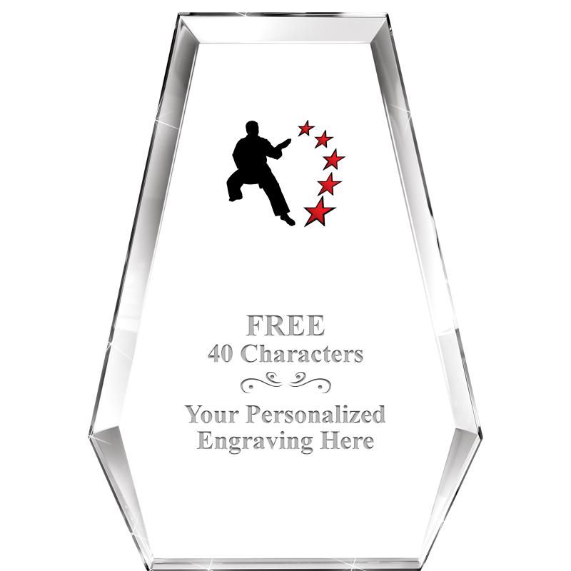 7" ATHENS PYRAMID CRYSTAL