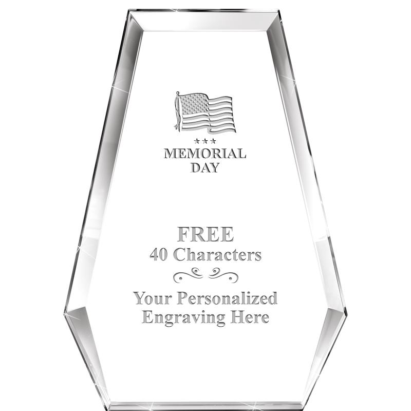 7" ATHENS PYRAMID CRYSTAL