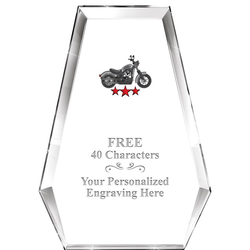 7" ATHENS PYRAMID CRYSTAL