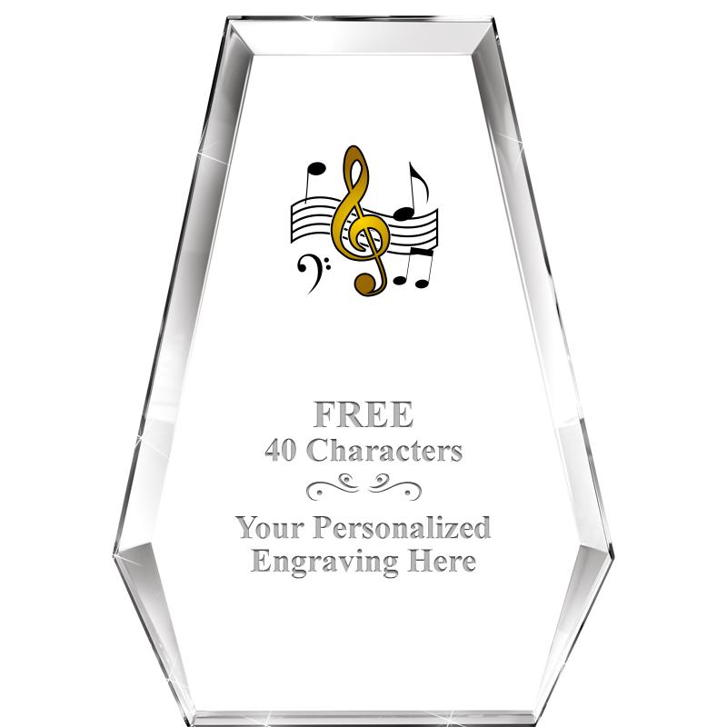 7" ATHENS PYRAMID CRYSTAL