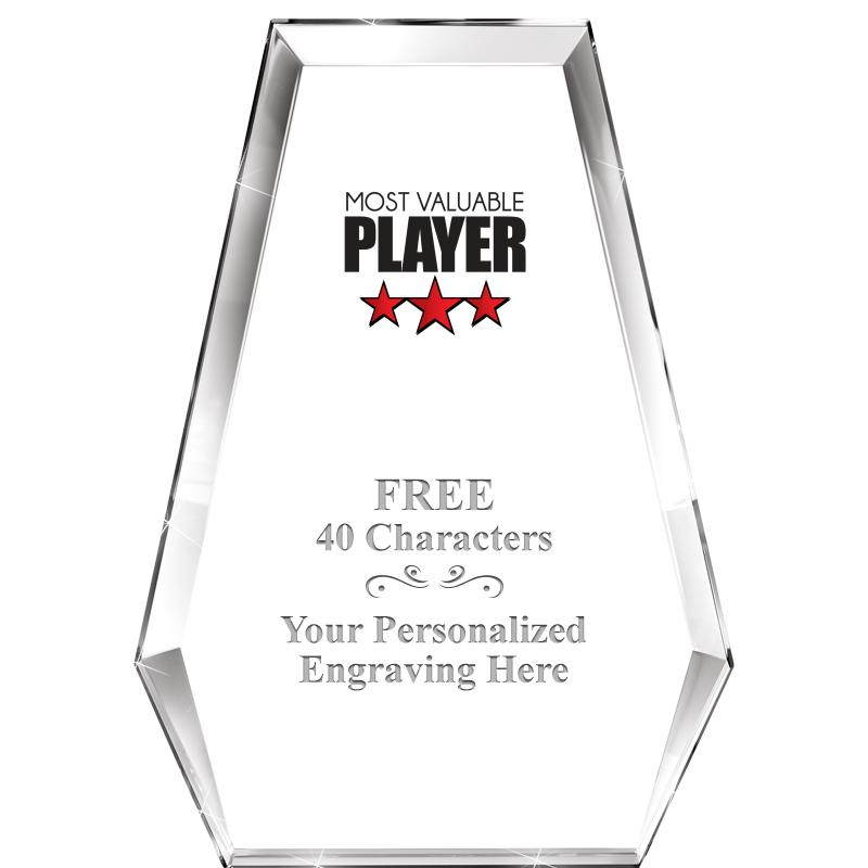 7" ATHENS PYRAMID CRYSTAL