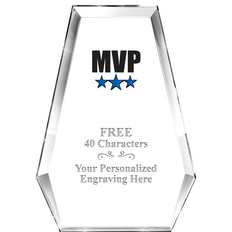 7" ATHENS PYRAMID CRYSTAL