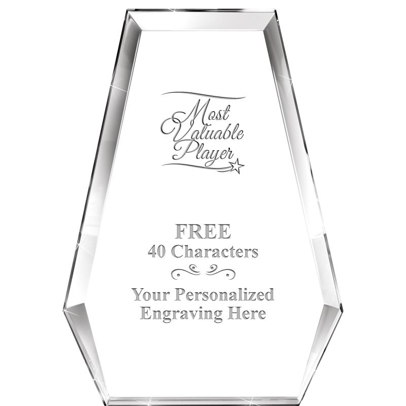 7" ATHENS PYRAMID CRYSTAL