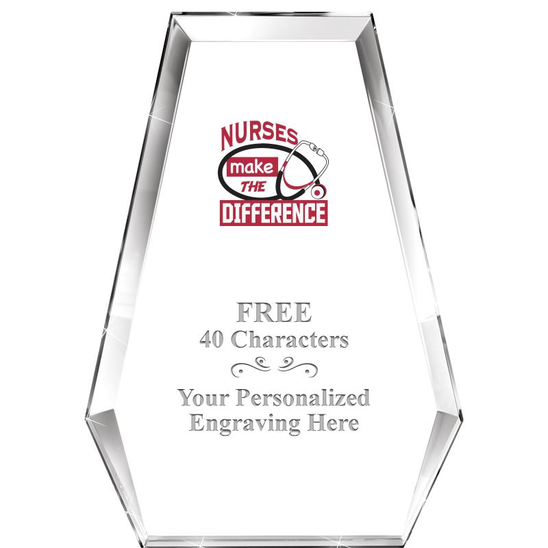 7" ATHENS PYRAMID CRYSTAL