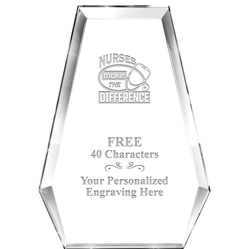 7" ATHENS PYRAMID CRYSTAL