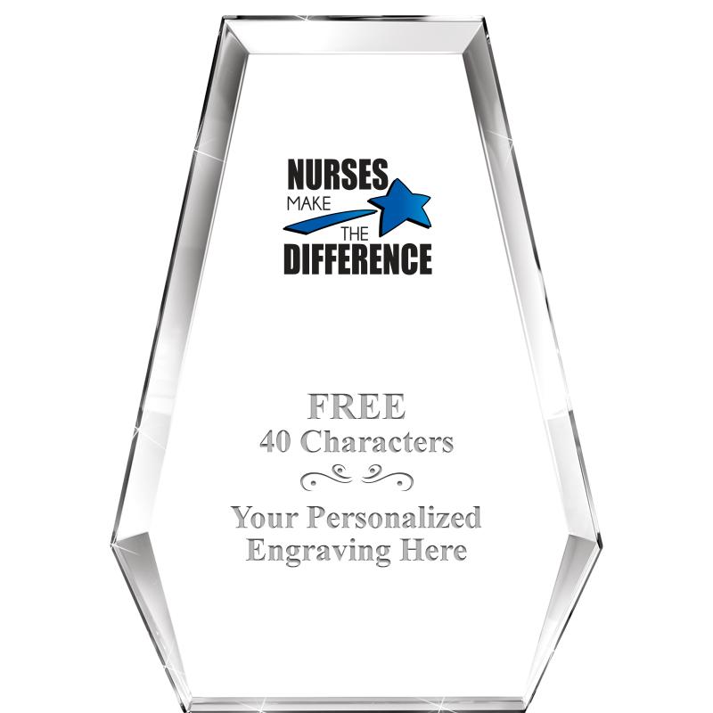 7" ATHENS PYRAMID CRYSTAL