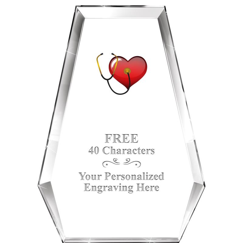 7" ATHENS PYRAMID CRYSTAL