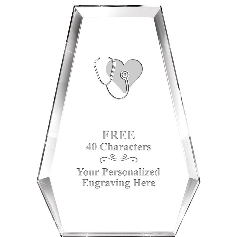 7" ATHENS PYRAMID CRYSTAL