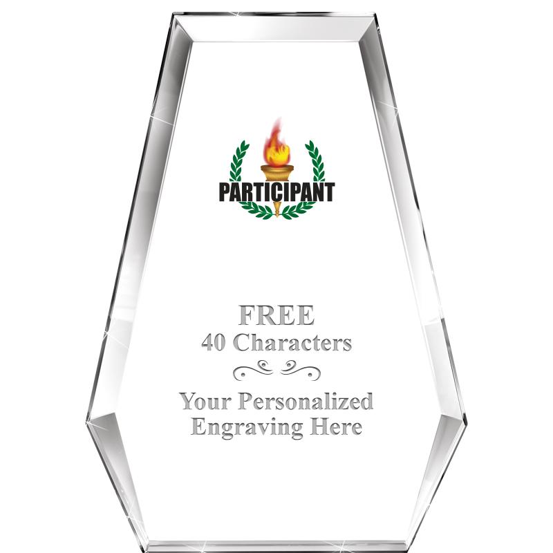 7" ATHENS PYRAMID CRYSTAL