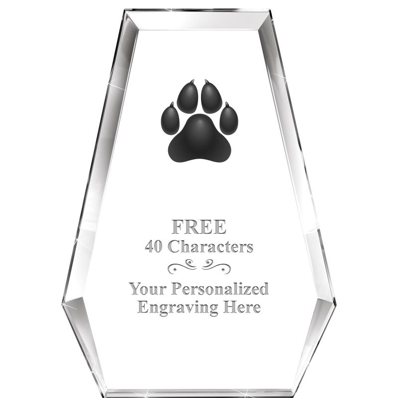 7" ATHENS PYRAMID CRYSTAL