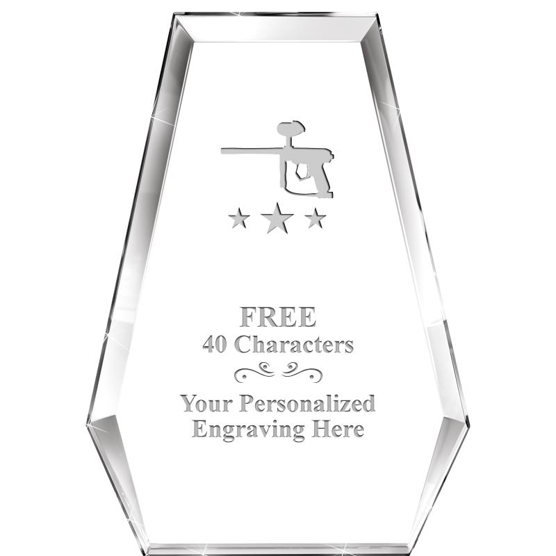 7" ATHENS PYRAMID CRYSTAL