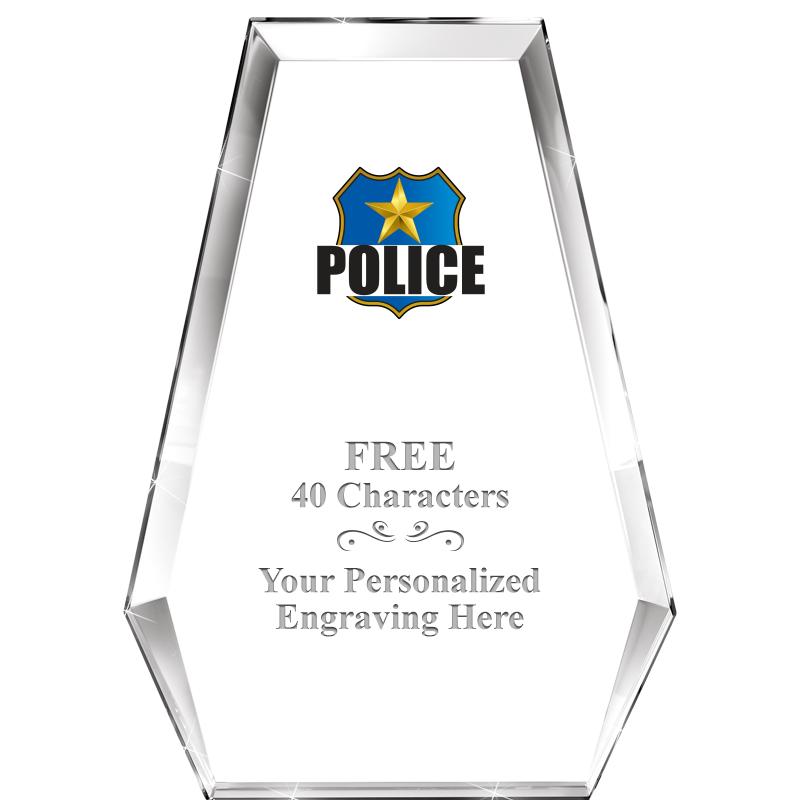 7" ATHENS PYRAMID CRYSTAL