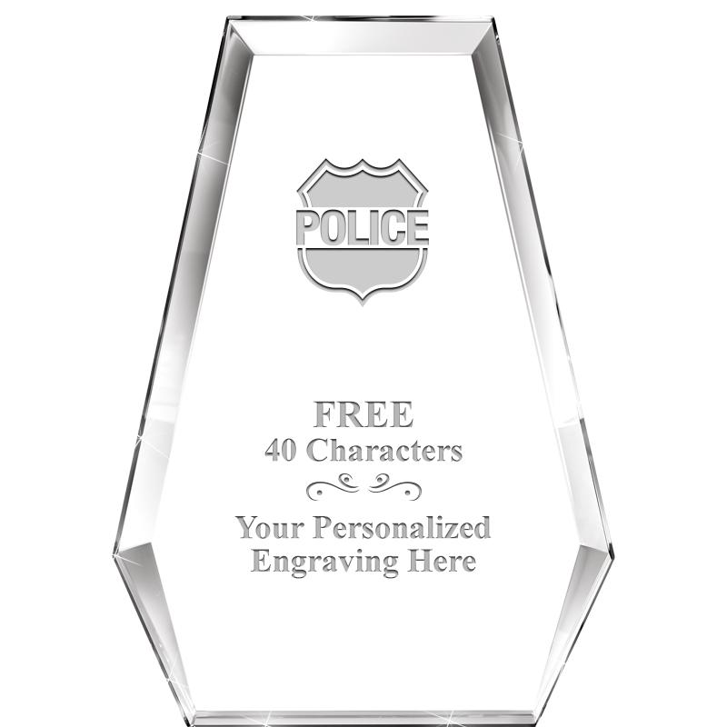 7" ATHENS PYRAMID CRYSTAL