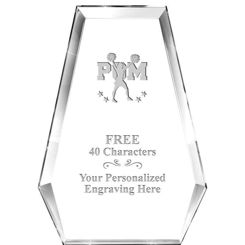 7" ATHENS PYRAMID CRYSTAL