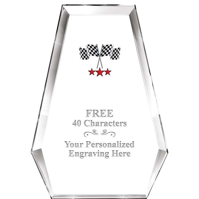 7" ATHENS PYRAMID CRYSTAL