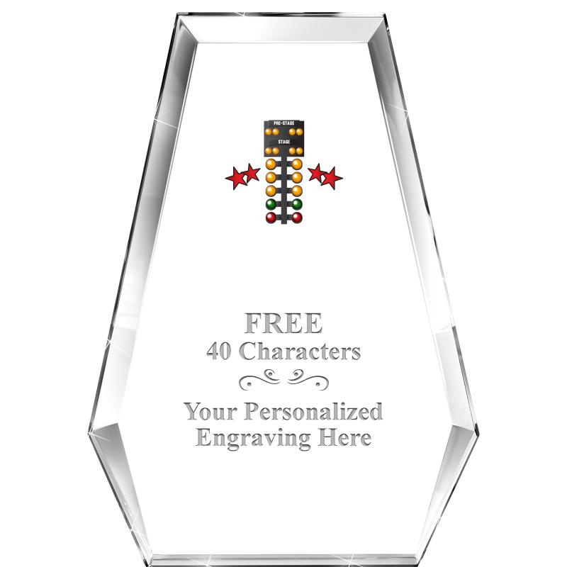 7" ATHENS PYRAMID CRYSTAL