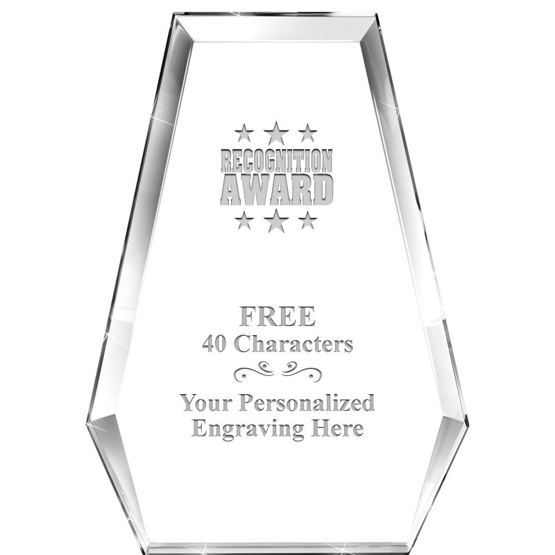 7" ATHENS PYRAMID CRYSTAL