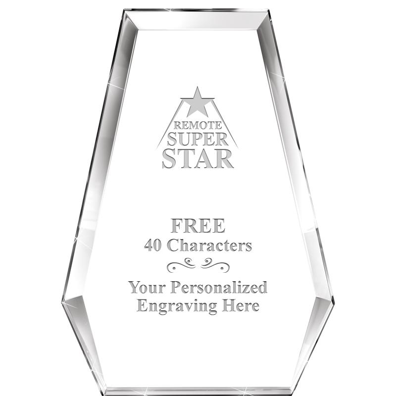 7" ATHENS PYRAMID CRYSTAL