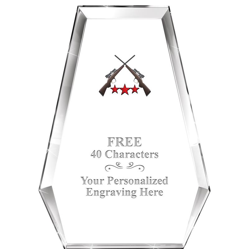 7" ATHENS PYRAMID CRYSTAL