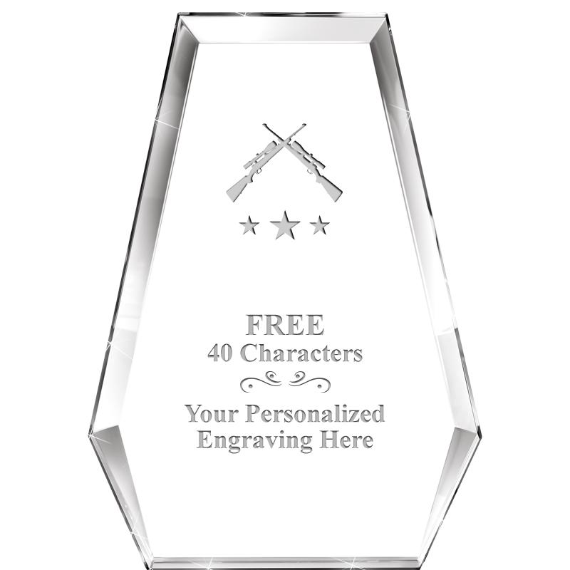 7" ATHENS PYRAMID CRYSTAL