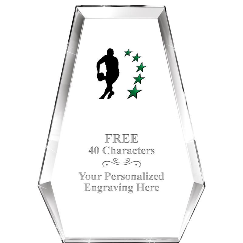 7" ATHENS PYRAMID CRYSTAL