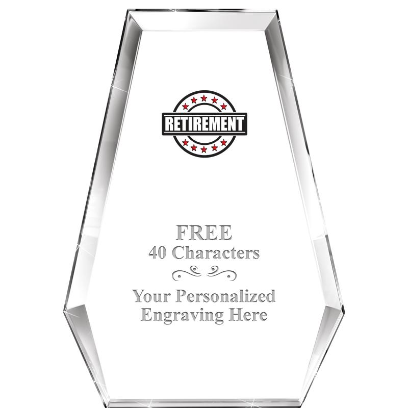 7" ATHENS PYRAMID CRYSTAL