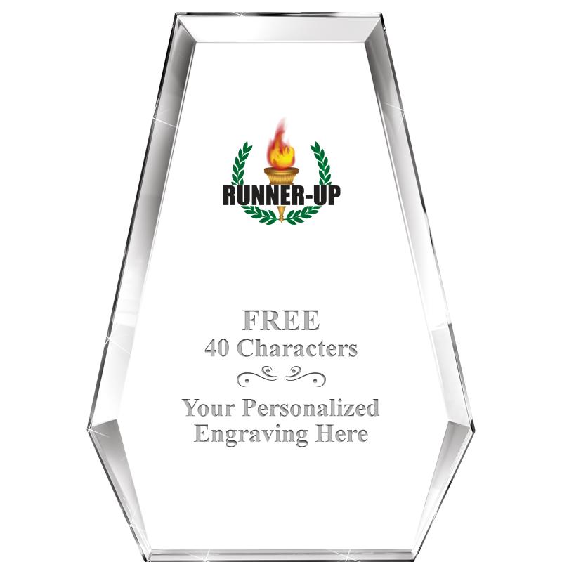 7" ATHENS PYRAMID CRYSTAL