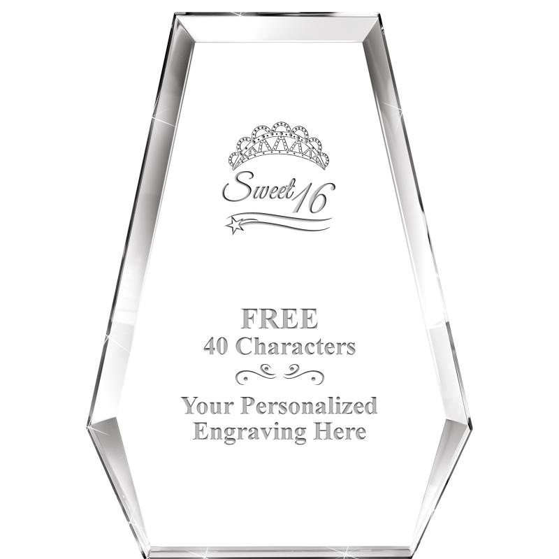 7" ATHENS PYRAMID CRYSTAL