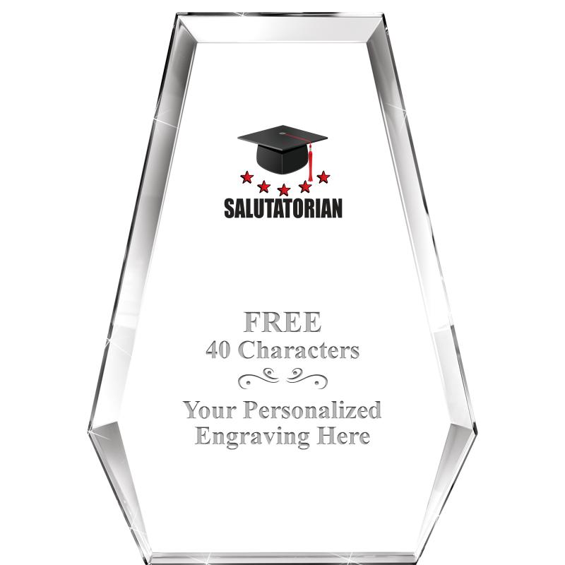 7" ATHENS PYRAMID CRYSTAL