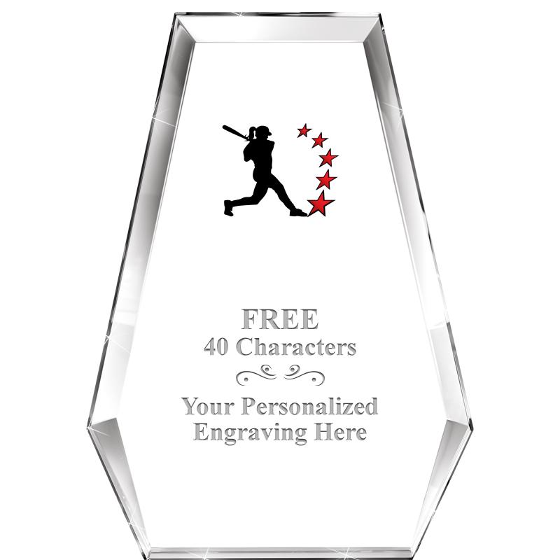 7" ATHENS PYRAMID CRYSTAL