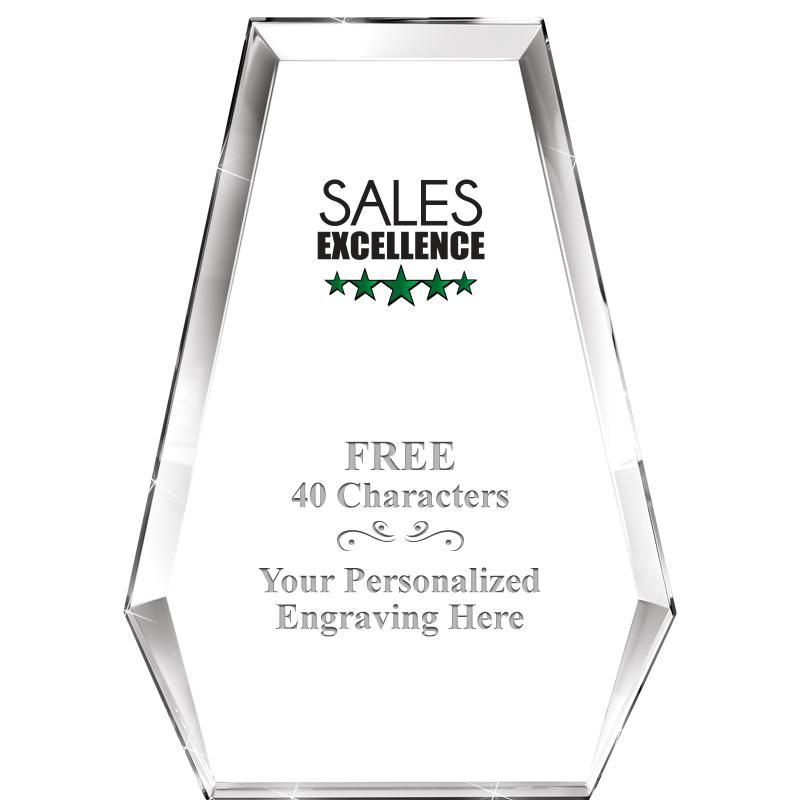 7" ATHENS PYRAMID CRYSTAL