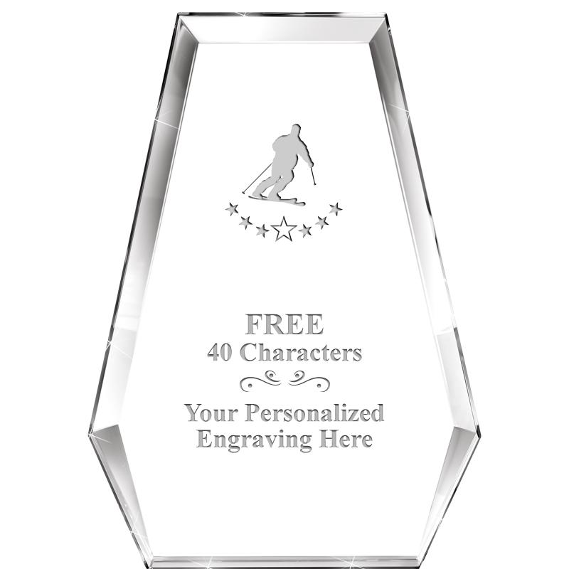 7" ATHENS PYRAMID CRYSTAL