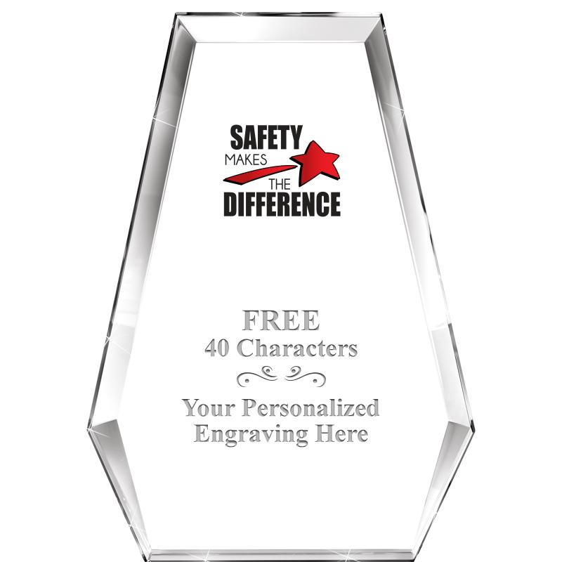 7" ATHENS PYRAMID CRYSTAL