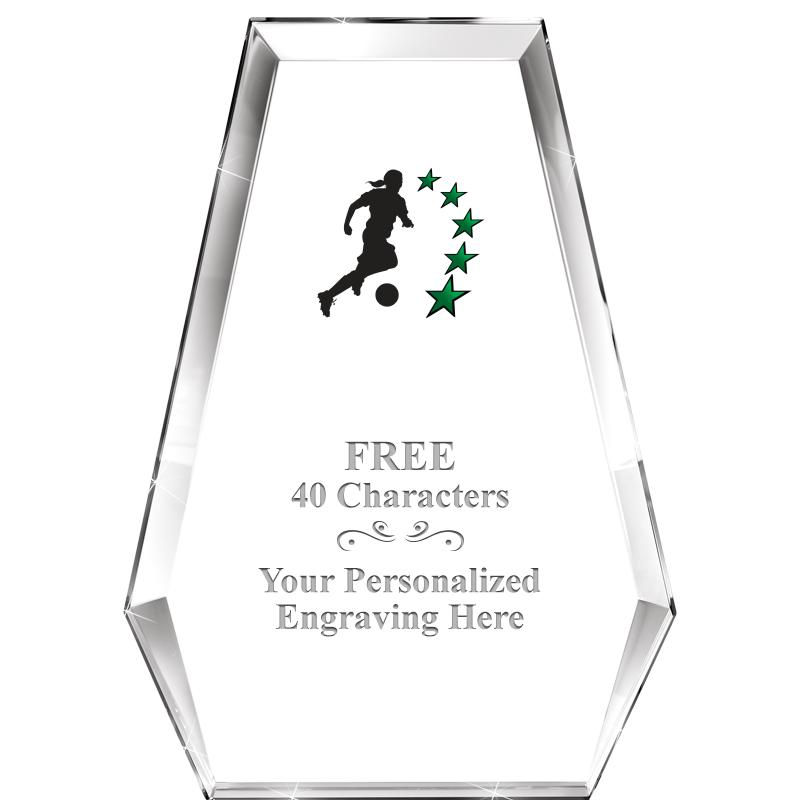 7" ATHENS PYRAMID CRYSTAL