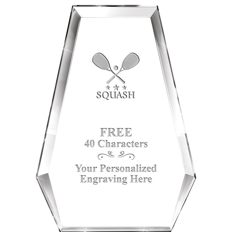 7" ATHENS PYRAMID CRYSTAL