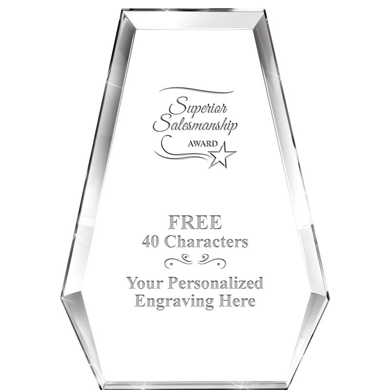 7" ATHENS PYRAMID CRYSTAL