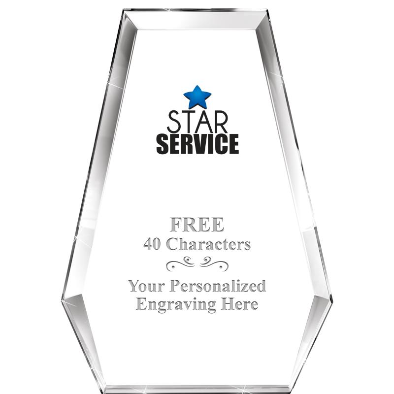 7" ATHENS PYRAMID CRYSTAL