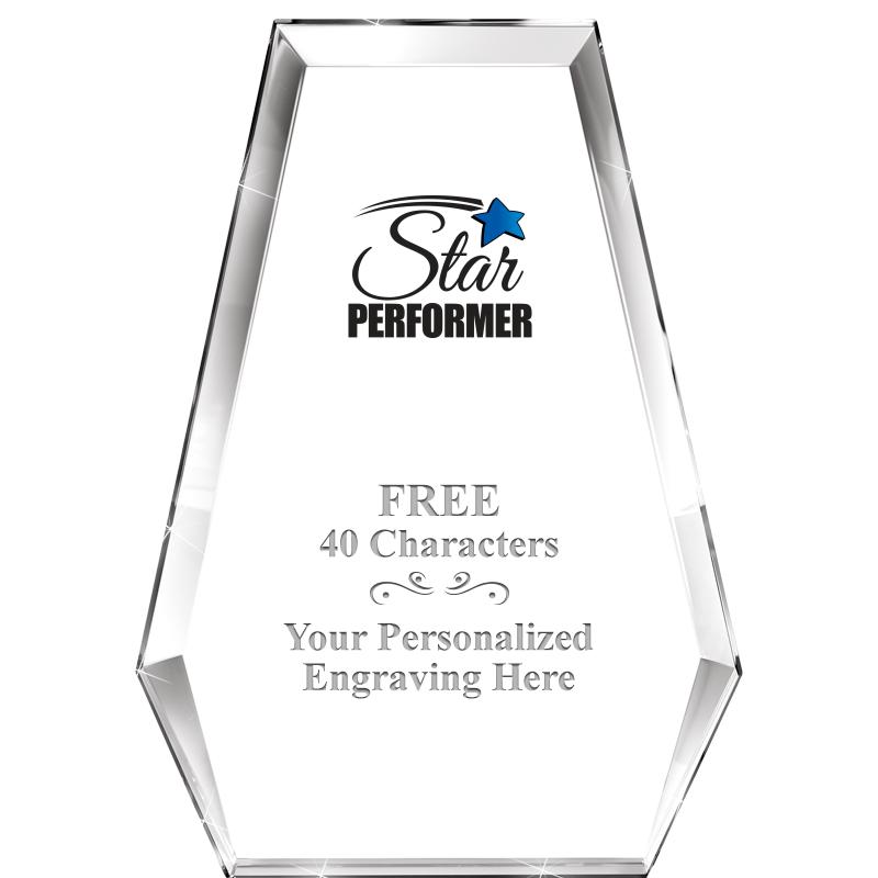 7" ATHENS PYRAMID CRYSTAL